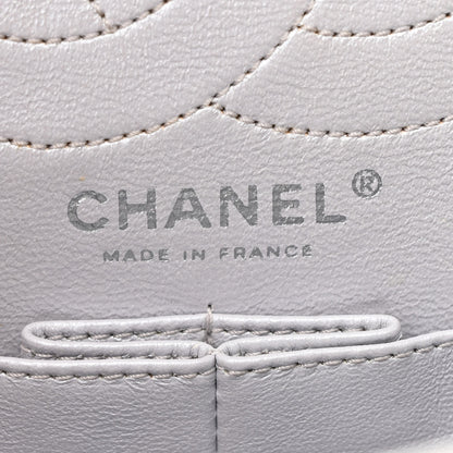 Chanel Metallic Lambskin Quilted 2.55 Reissue 226 Flap Silver 6 of 14