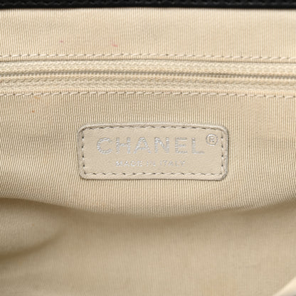Chanel Washed Lambskin Quilted Medium Chain Around Messenger Black 6 of 12