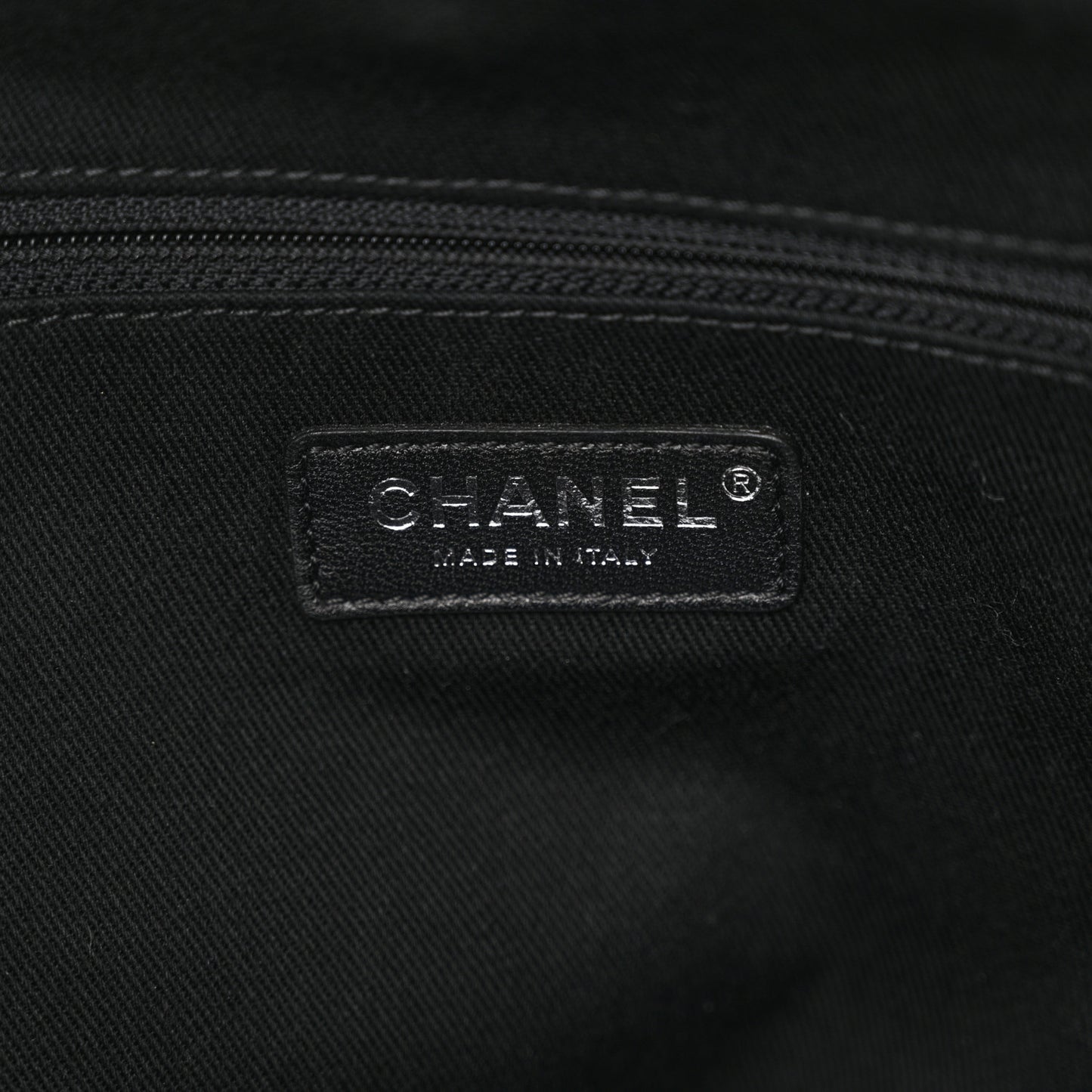 Shearling Large Deauville Tote Black