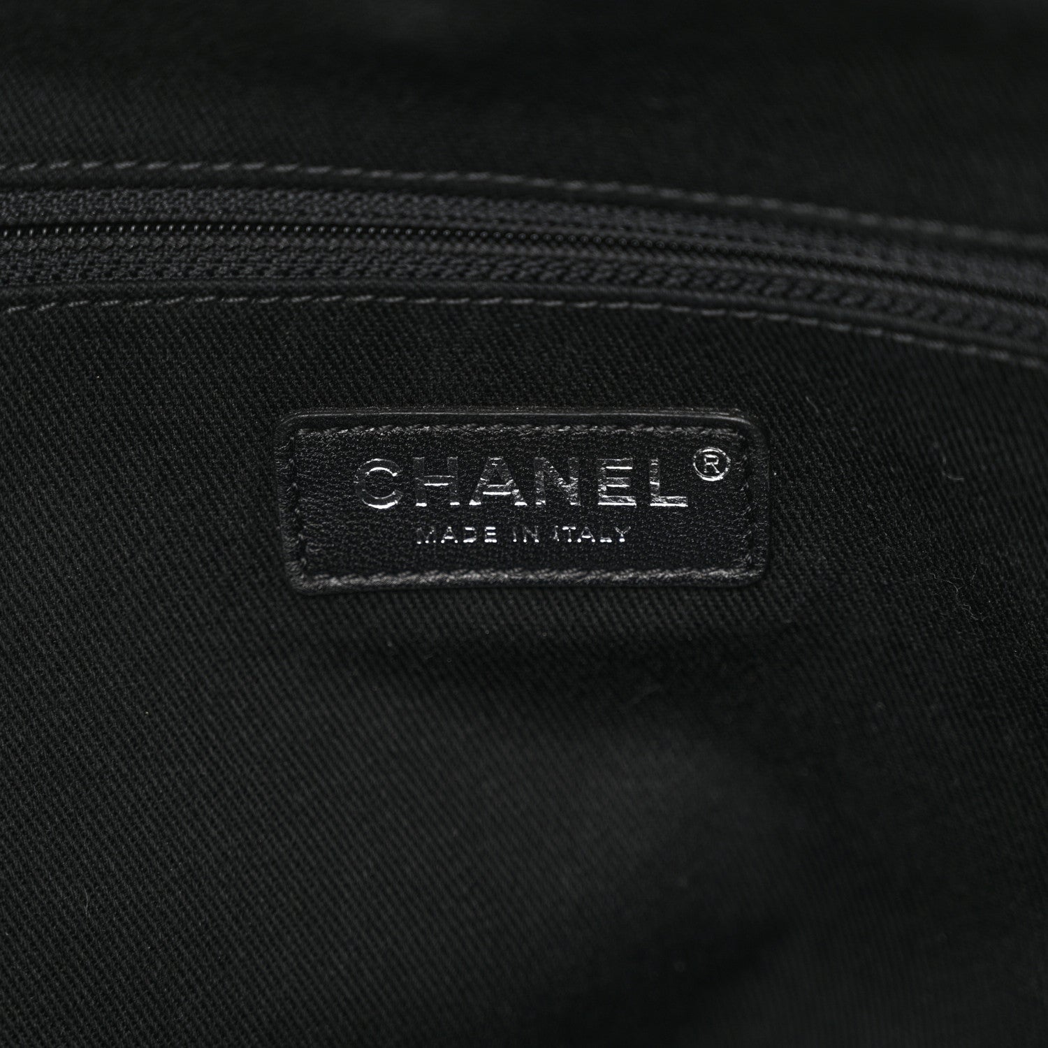 Chanel Shearling Large Deauville Tote Black 6 of 11