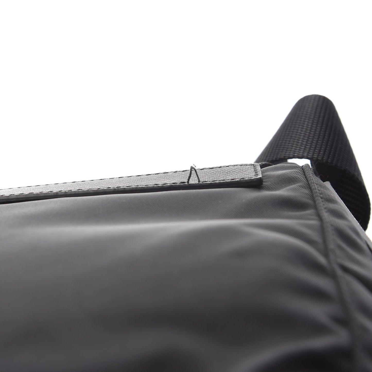 Nylon Vela Sport Messenger Bag Black