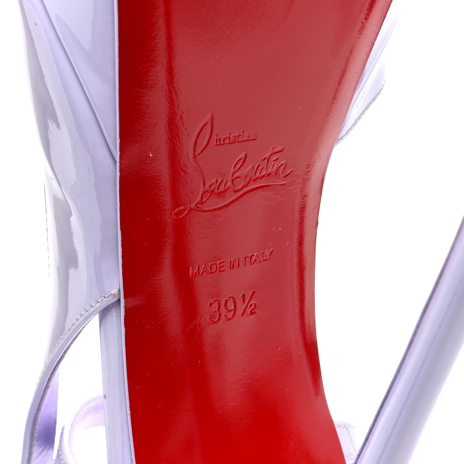 Christian Louboutin Patent So Jenlove 150 Pumps 39.5 Lilac Smoke 6 of 7