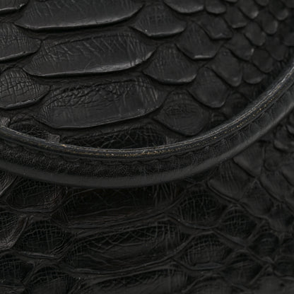 Gucci Snakeskin Large GG Running Tote Black 14 of 16