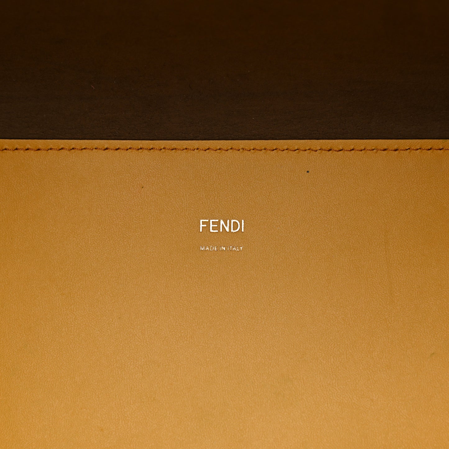 Vitello King Tamponato Plexiglass Medium Fendi Sunshine Shopper Tote Mimosa