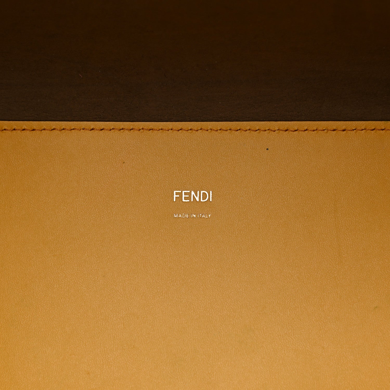 Fendi Vitello King Tamponato Plexiglass Medium Fendi Sunshine Shopper Tote Mimosa 5 of 9