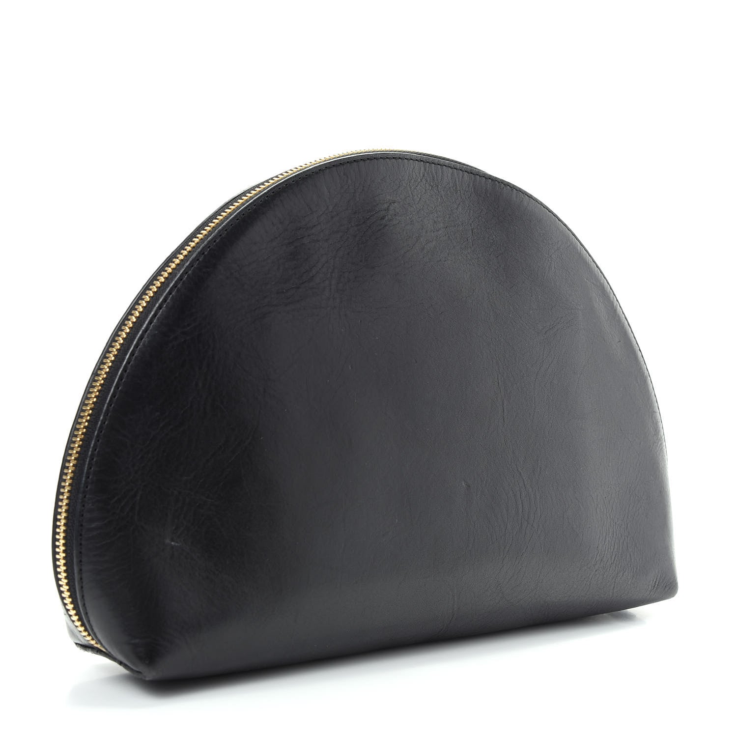 Mansur Gavriel Calfskin Half Moon Clutch Black 3 of 10