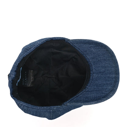 Prada Denim Womens Newsboy Cap M Bleu 6 of 8
