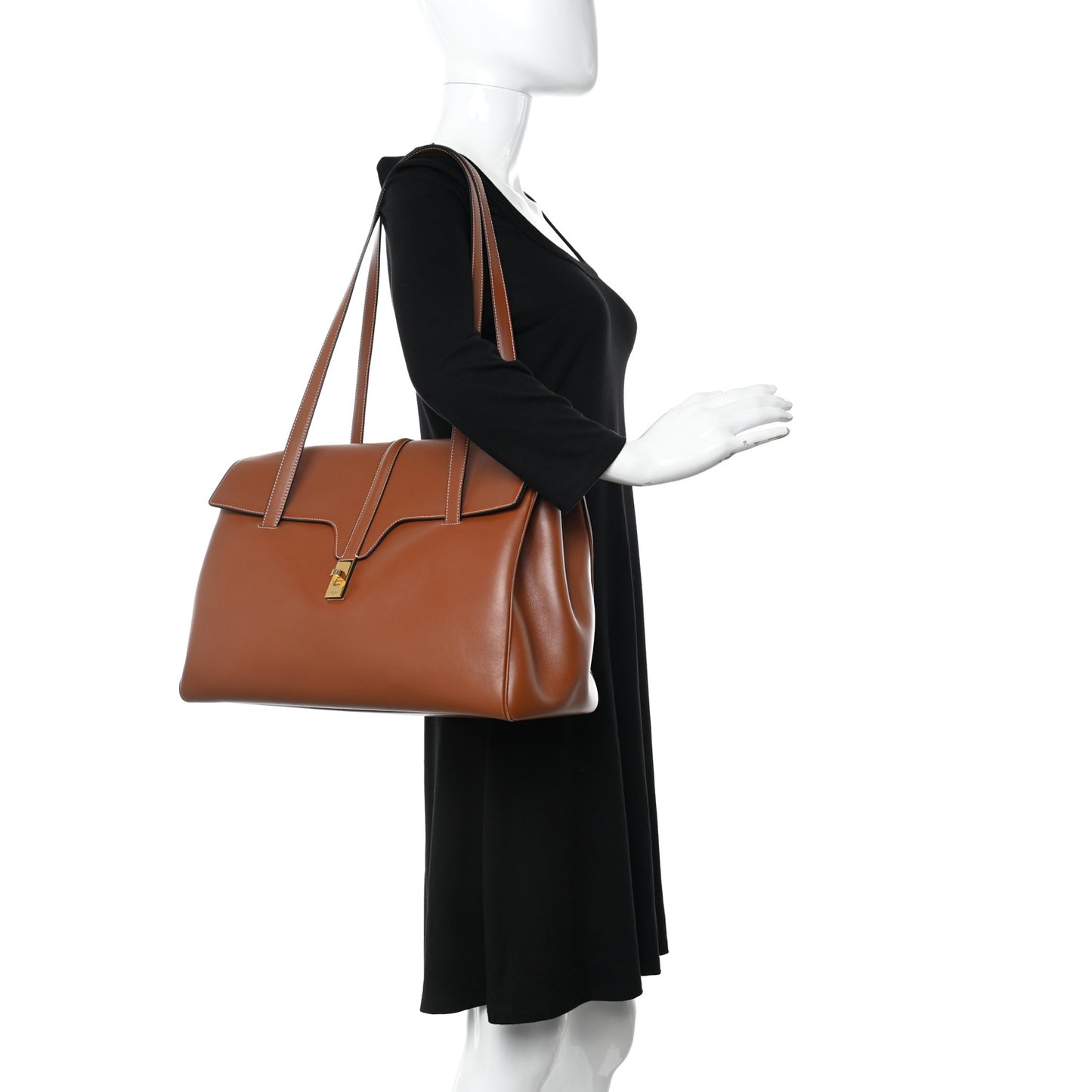 Calfskin Large Soft 16 Bag Tan