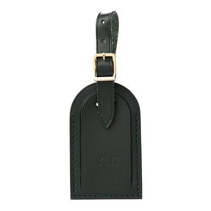 Louis Vuitton Calfskin Luggage Tag Green 1 of 4