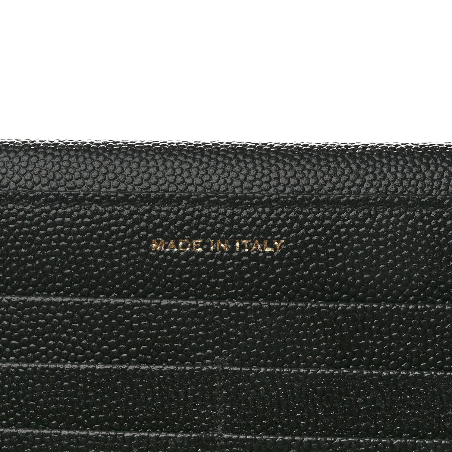 Saint Laurent Grain De Poudre Monogram Uptown Wallet Black 7 of 9