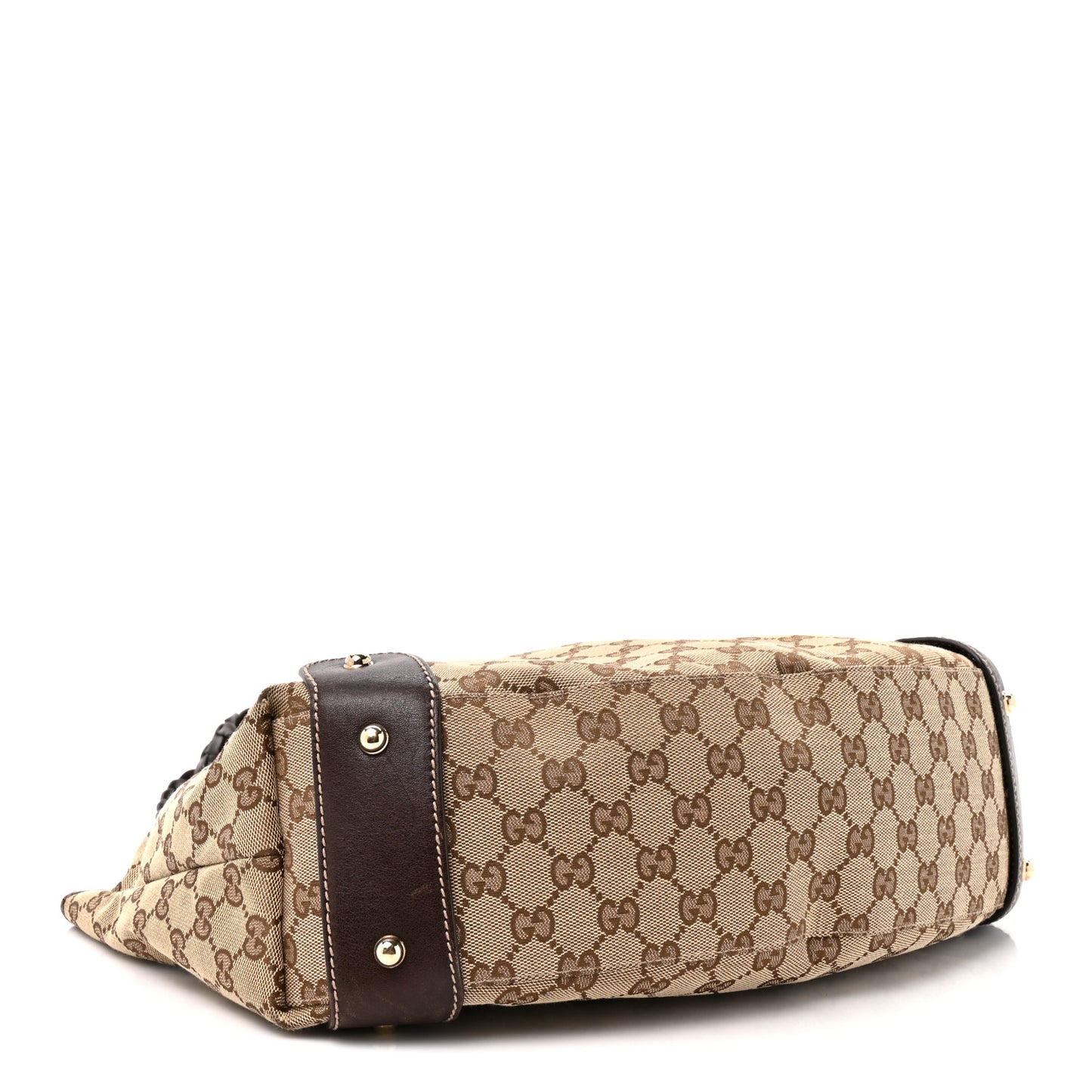 Monogram Small Pelham Shoulder Bag Dark Brown