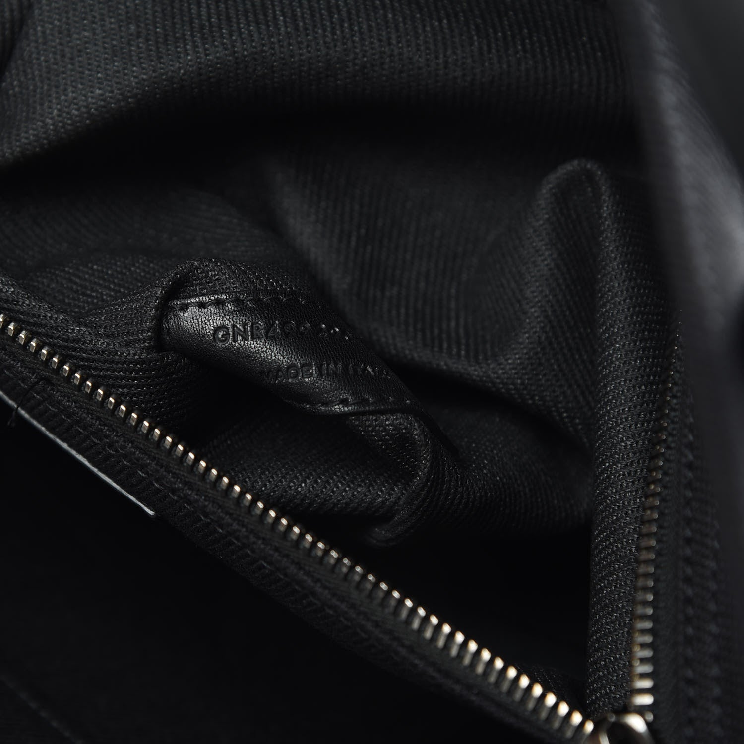 Saint Laurent Linen Calfskin Rive Gauche Tote Black 7 of 11