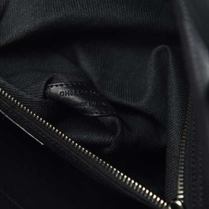 Saint Laurent Linen Calfskin Rive Gauche Tote Black 7 of 11