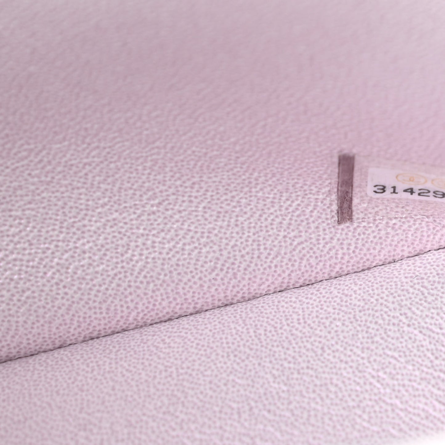 Iridescent Lambskin Quilted Mini Top Handle Rectangular Flap White