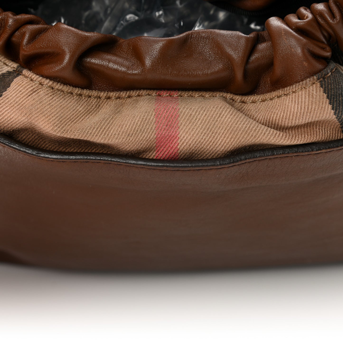 Calfskin House Check Little Crush Tan