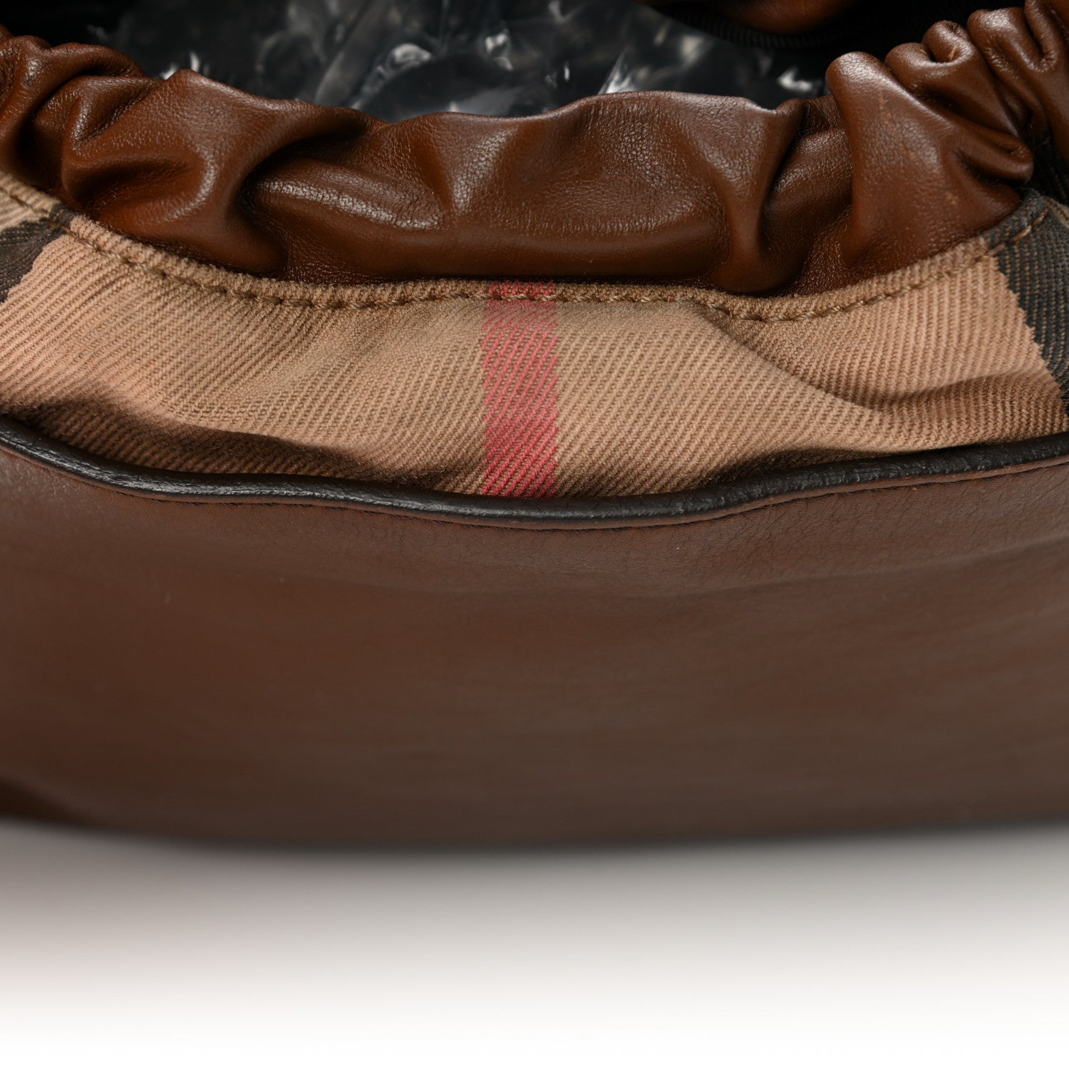 Burberry Calfskin House Check Little Crush Tan 13 of 13