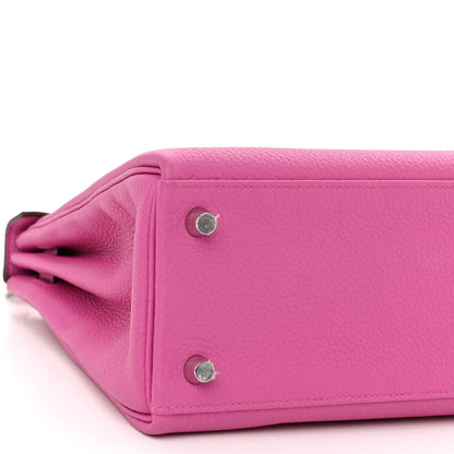 Hermes Togo Kelly Retourne 25 Magnolia 9 of 10