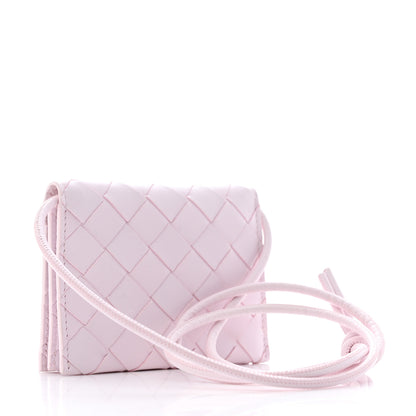 Bottega Veneta Nappa Intrecciato Card Case On Strap Bliss 3 of 7