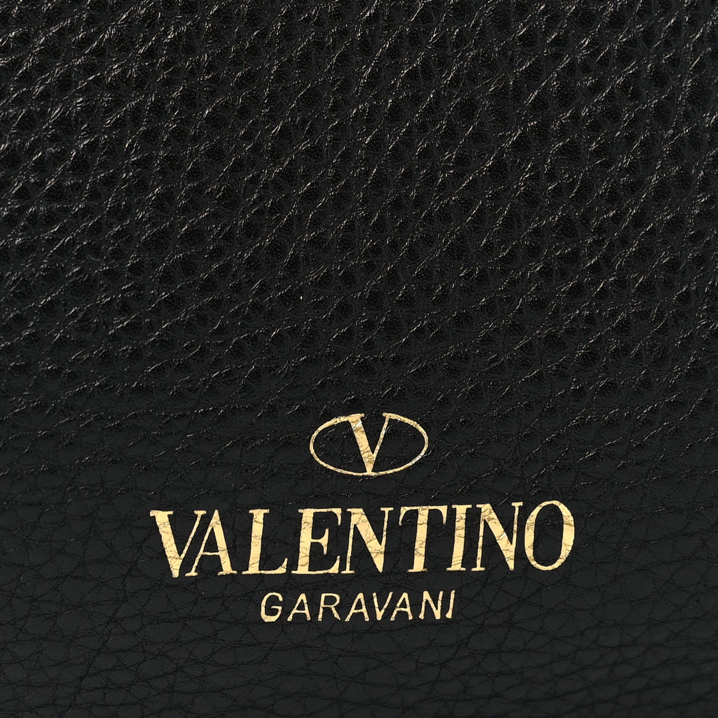 Pebbled Calfskin Beaded Rockstud Tote Black