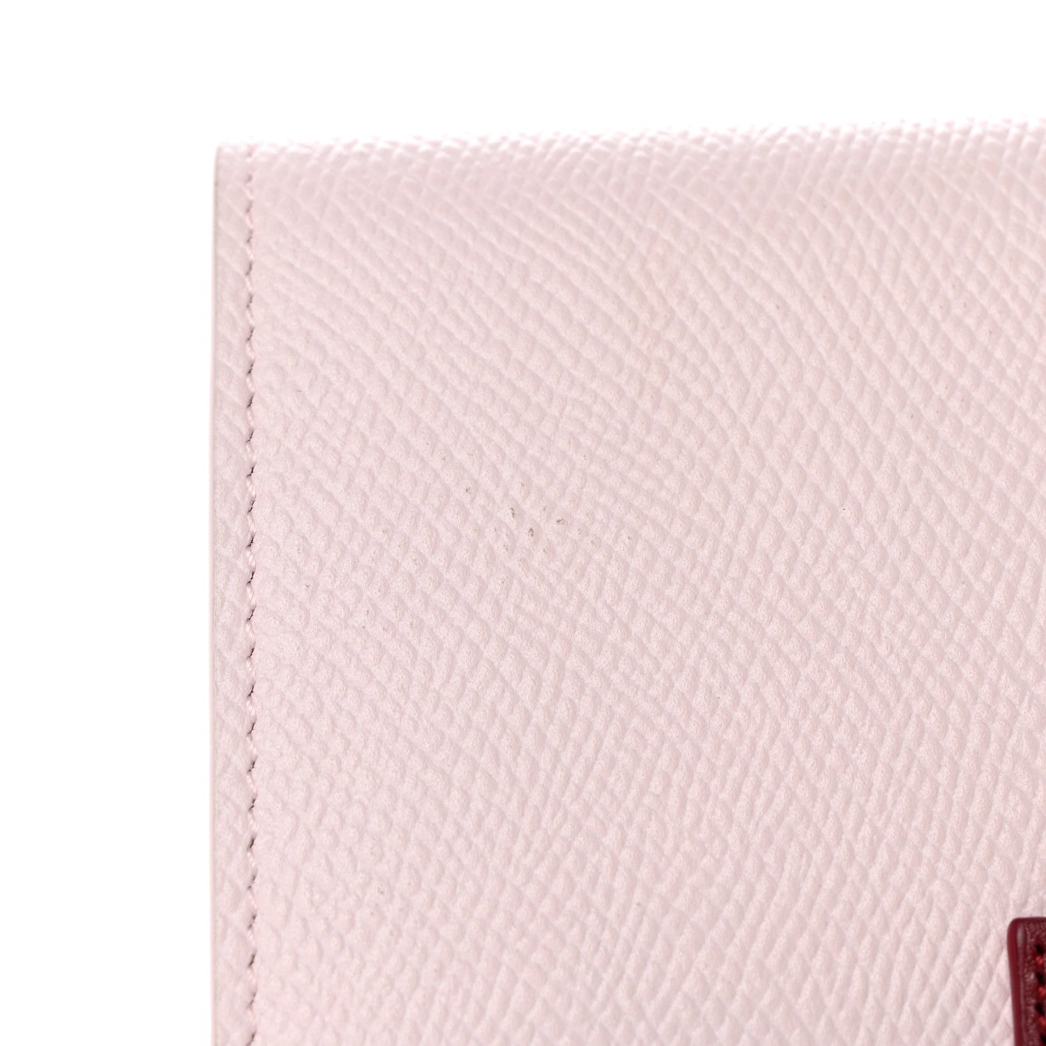 Celine Grained Calfskin Medium Multifunction Strap Wallet Peony Carmin 10 of 14