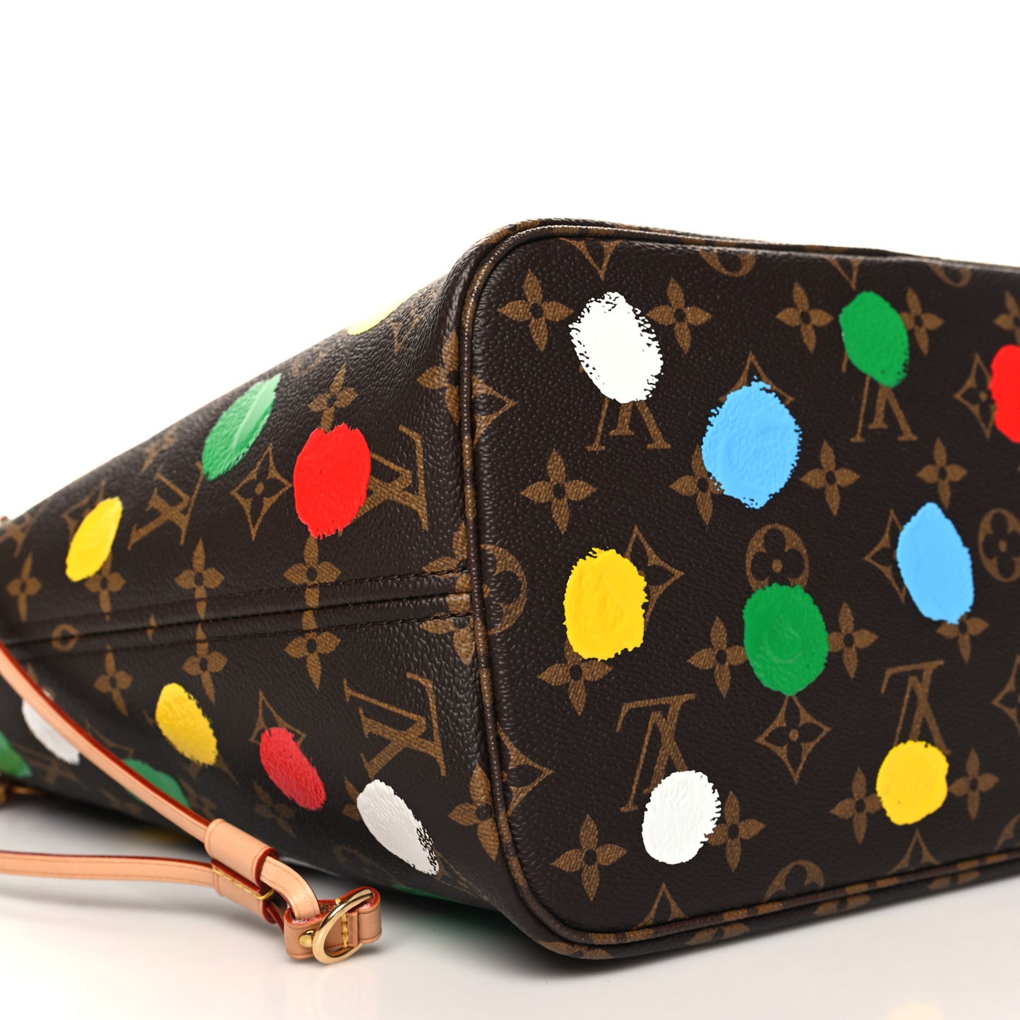 LV X YK Monogram Dots Neverfull MM