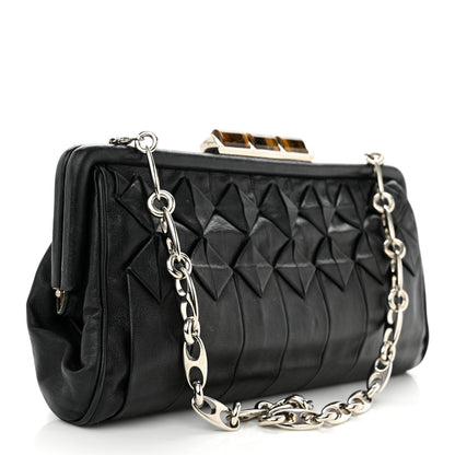 Salvatore Ferragamo Clutch On Chain Black 3 of 12
