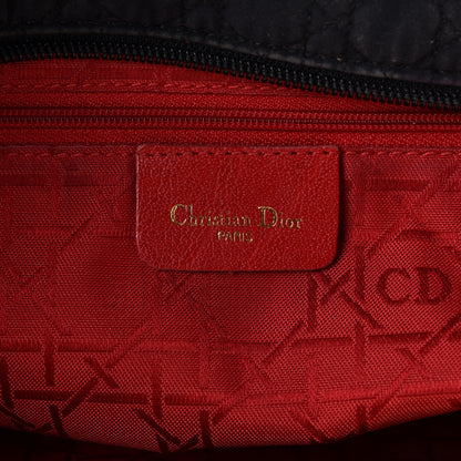 Christian Dior Nylon Cannage Large Lady Dior Black 6 of 7