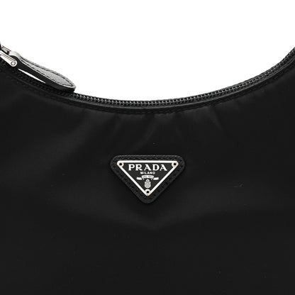 Prada Tessuto Nylon Mini Re-Edition 2000 Bag Black 9 of 11