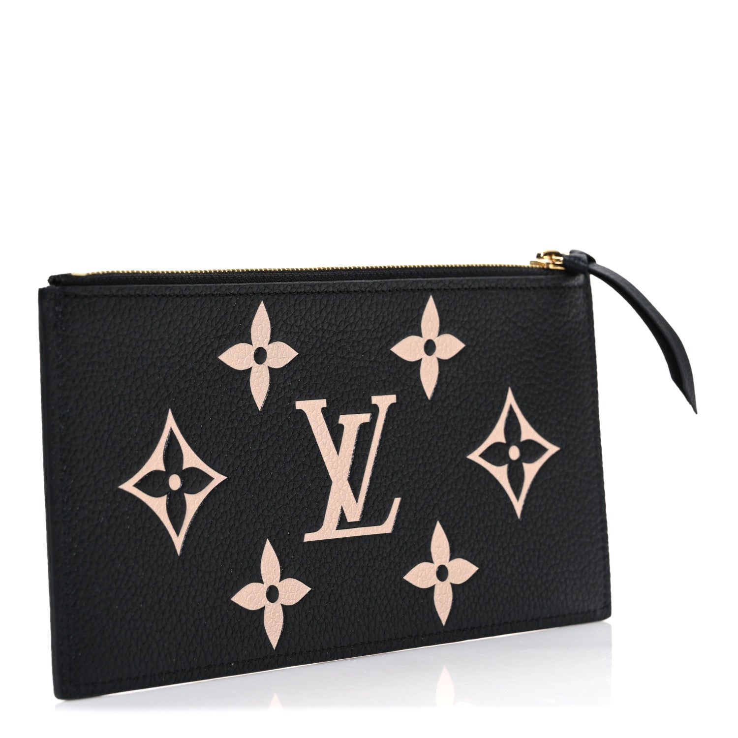 Louis Vuitton Empreinte Monogram Giant Crafty Pochette Felicie Zippered Insert Black 3 of 6