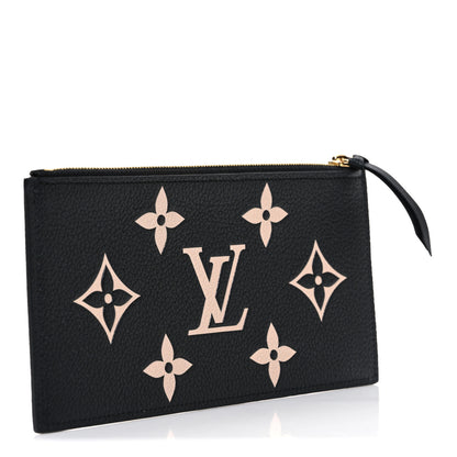 Louis Vuitton Empreinte Monogram Giant Crafty Pochette Felicie Zippered Insert Black 3 of 6
