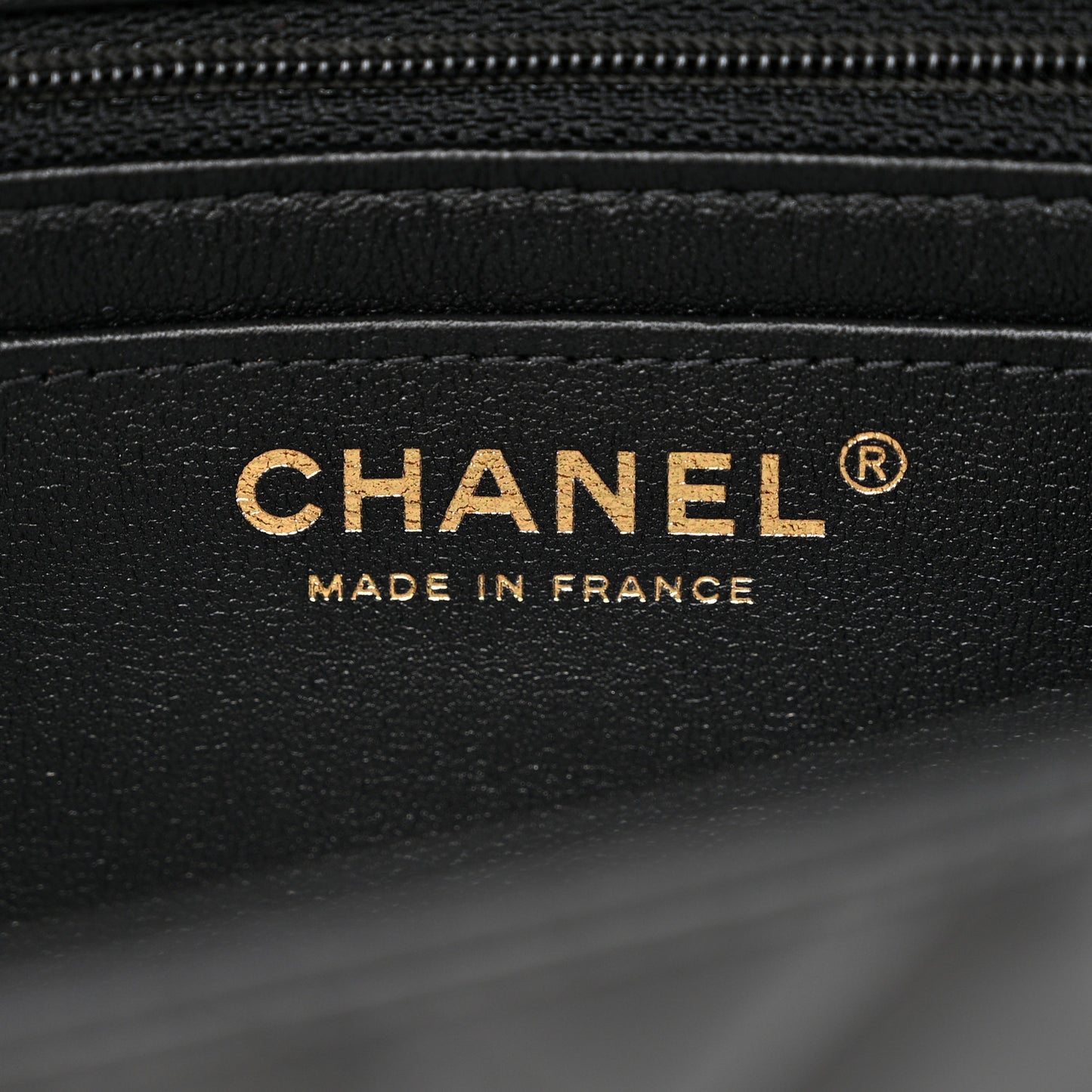 Lambskin Quilted Mini Rectangular Flap Black