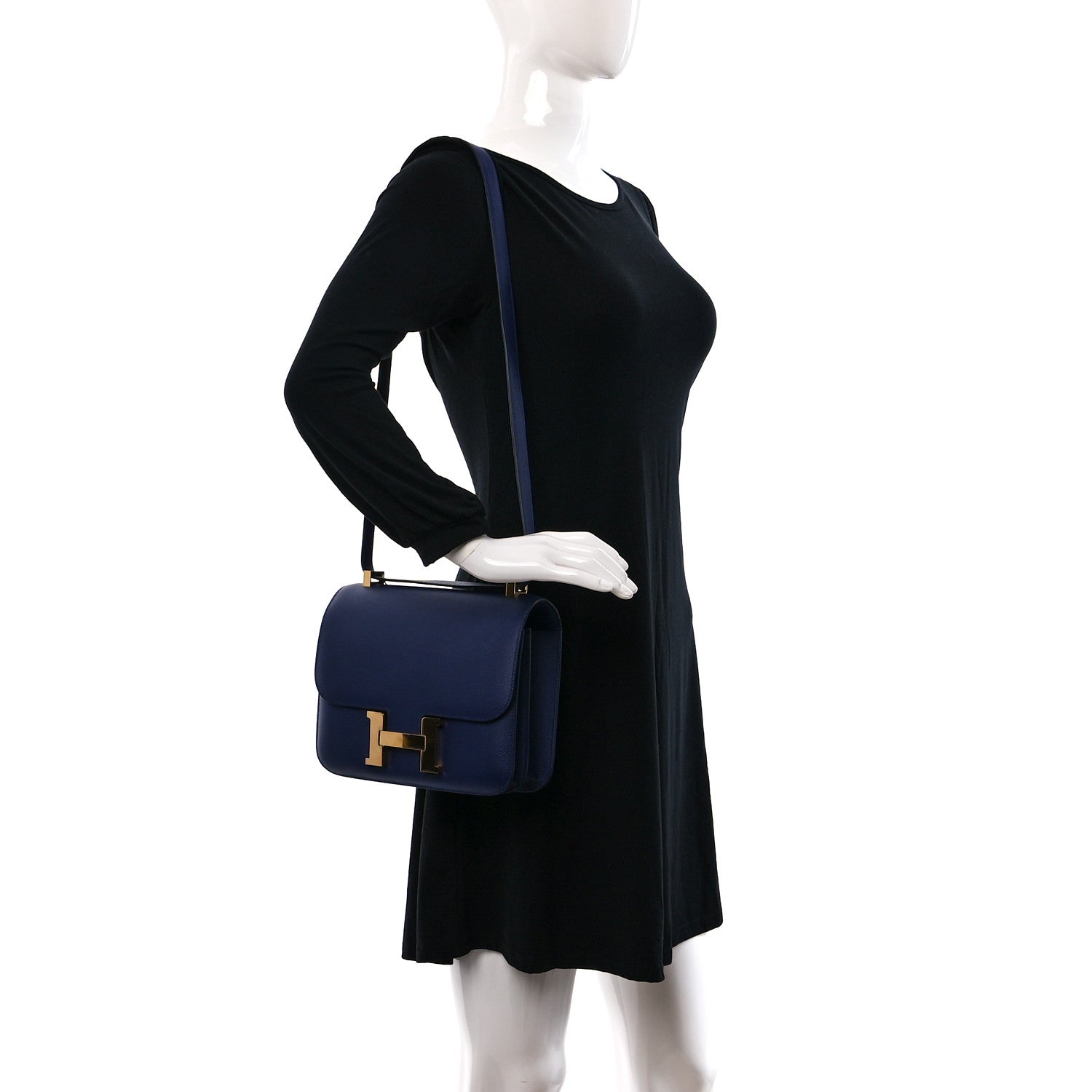 Hermes Evercolor Constance 24 Bleu Encre 2 of 9
