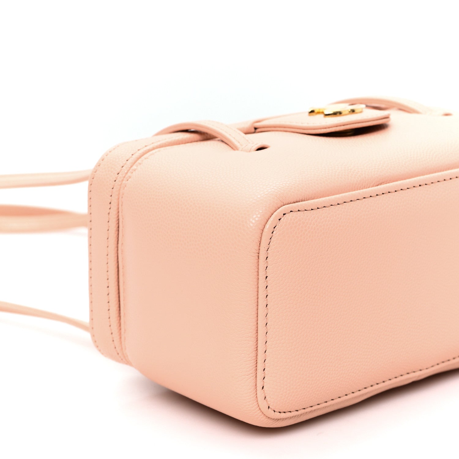 Chanel Shiny Caviar Preppy Coco Long Vanity With Strap Light Pink 6 of 11