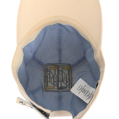 Hermes Cotton Canvas Tess Cap 58 Ecru 6 of 8