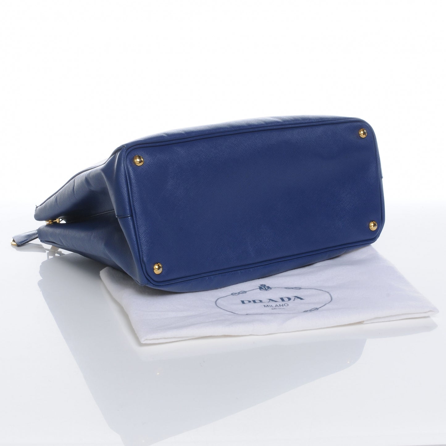 Saffiano Lux Large Tote Bluette