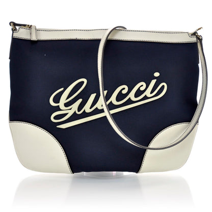 Gucci Nylon Boulevard Messenger Bag Navy 1 of 10