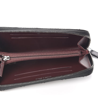 Chanel Caviar Quilted Small Zip Around Wallet Black 5 of 9