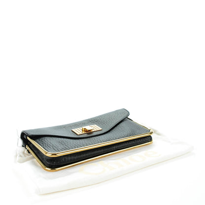 Chloe Grained Calfskin Sally Clutch Black 4 of 7
