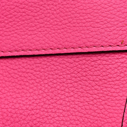 Celine Drummed Calfskin Mini Luggage Fluo Pink 12 of 12