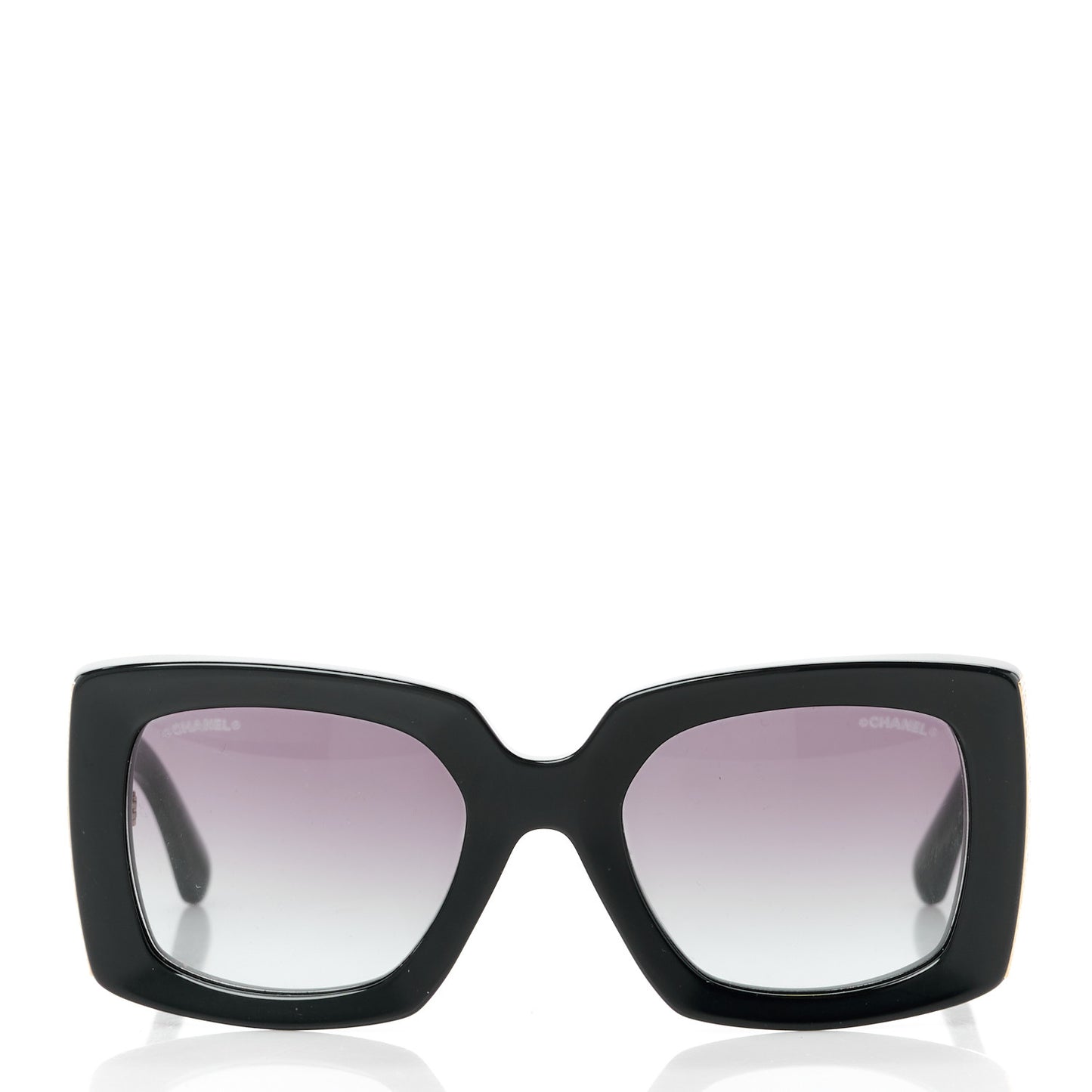 Acetate Rectangle Sunglasses 5435 Black