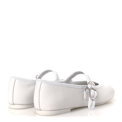 Chanel Lambskin Mary Jane Flats 36.5 White 5 of 11