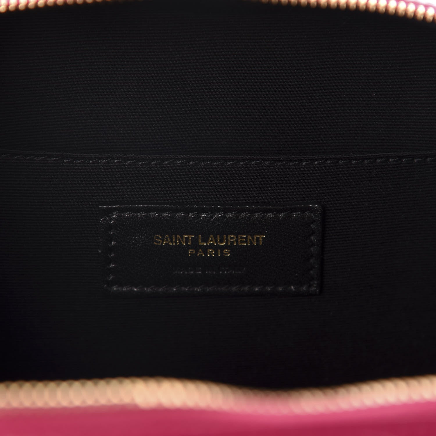Saint Laurent Patent Matelasse Monogram Toy Vicky Camera Bag Bubblegum 8 of 10