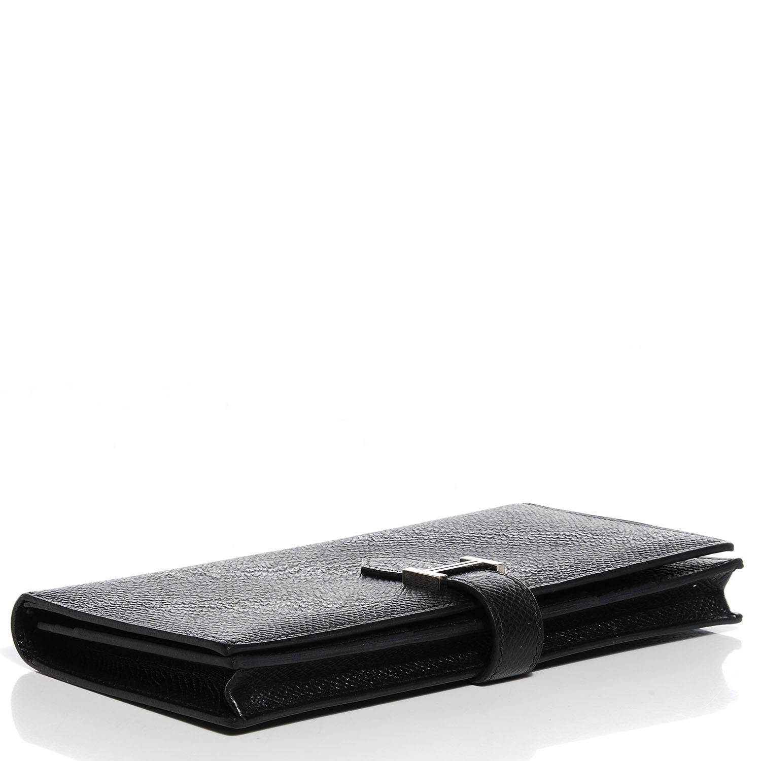 Hermes Epsom Bearn Gusset Wallet Black 3 of 9