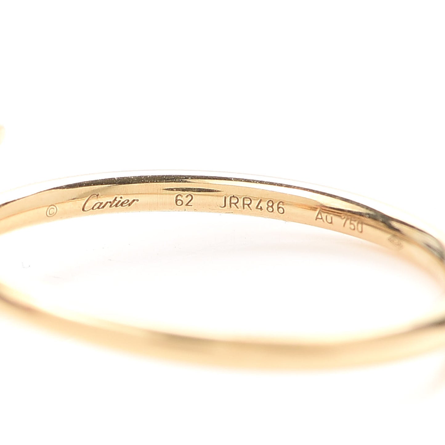 18K Yellow Gold Small Juste Un Clou Ring 62 10