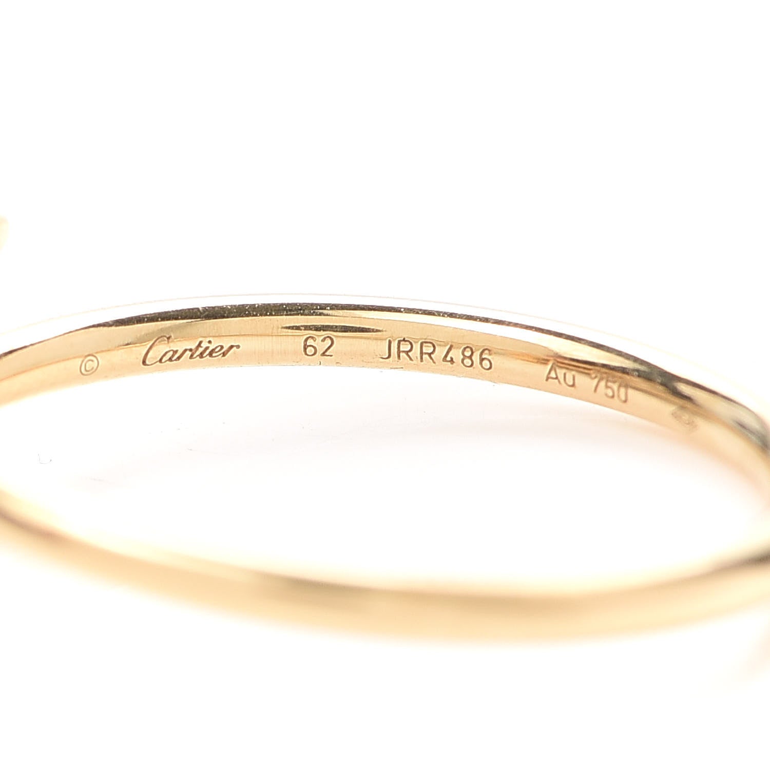 Cartier 18K Yellow Gold Small Juste Un Clou Ring 62 10 4 of 4