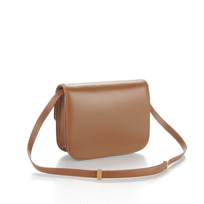 Celine Box Calfskin Medium Classic Box Flap Bag Camel 4 of 8