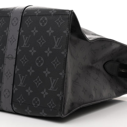 Louis Vuitton Monogram Eclipse Cabas Zippe GM Black 9 of 9