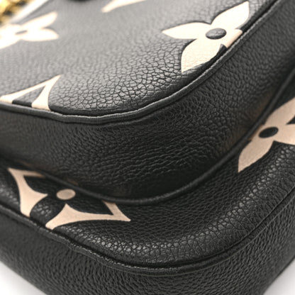 Louis Vuitton Empreinte Monogram Giant Multi Pochette Accessories Black Beige 14 of 15