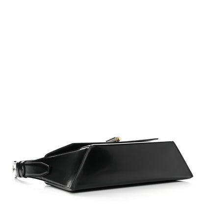 Salvatore Ferragamo Calfskin Geometric Shoulder Bag Black 4 of 11