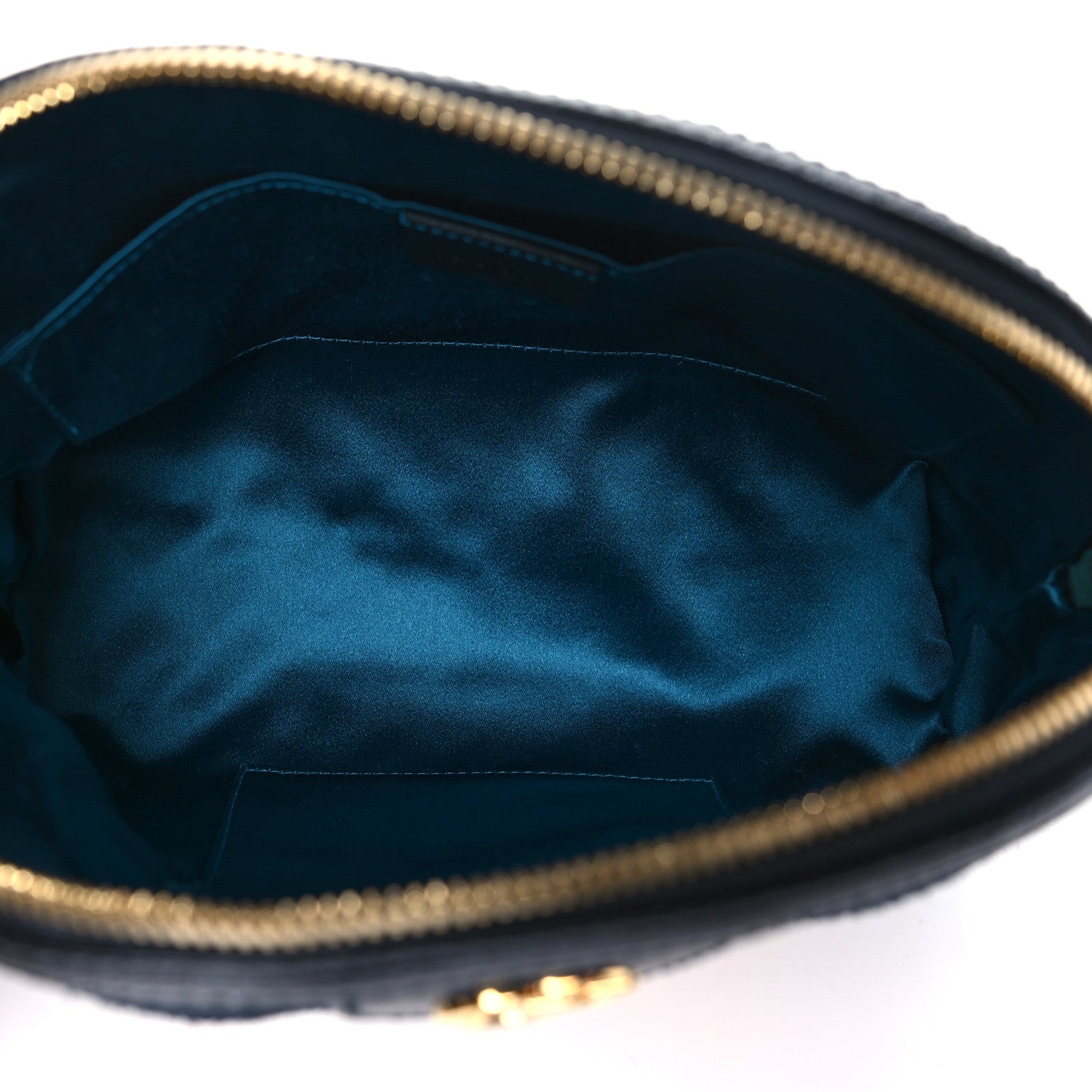 Gucci Suede Patent Dragon Embroidered Small Ophidia Dome Shoulder Bag Blue Multicolor 5 of 10
